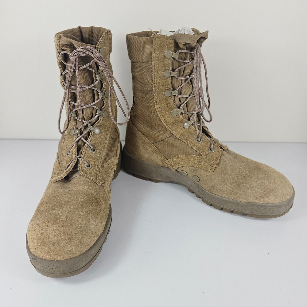 McRae Hot Weather Military-Issue Combat Boots Mens 9W Tactical Desert Tan